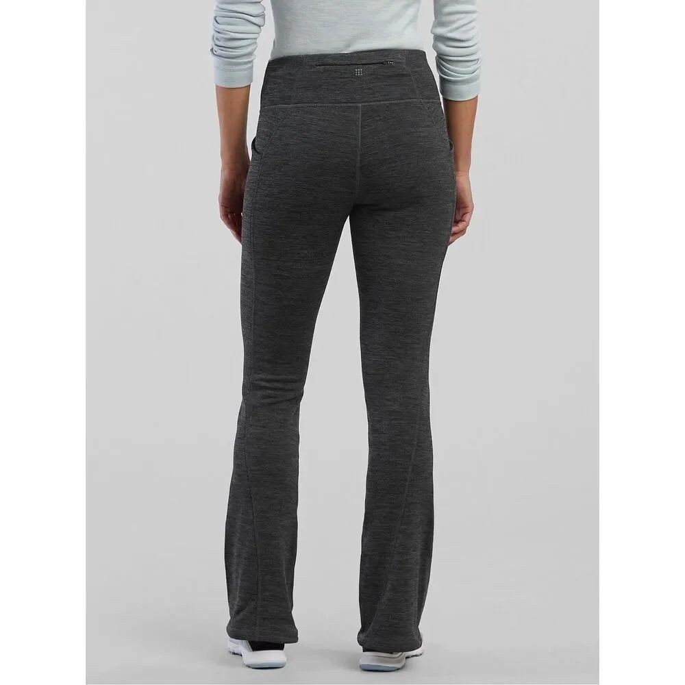 Title Nine Crash Polartec® Fleece Lined Flare Sz Medium Pants - Heathered Petite - Picture 6 of 13